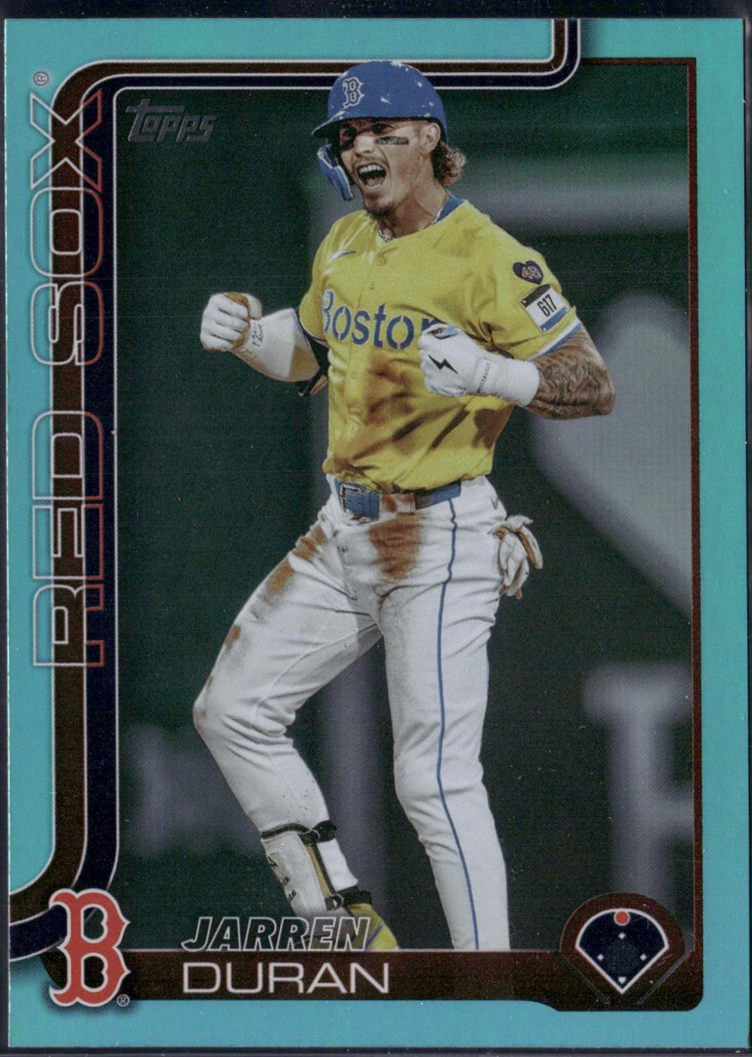 Jarren Duran [Aqua Holo Foil] #587