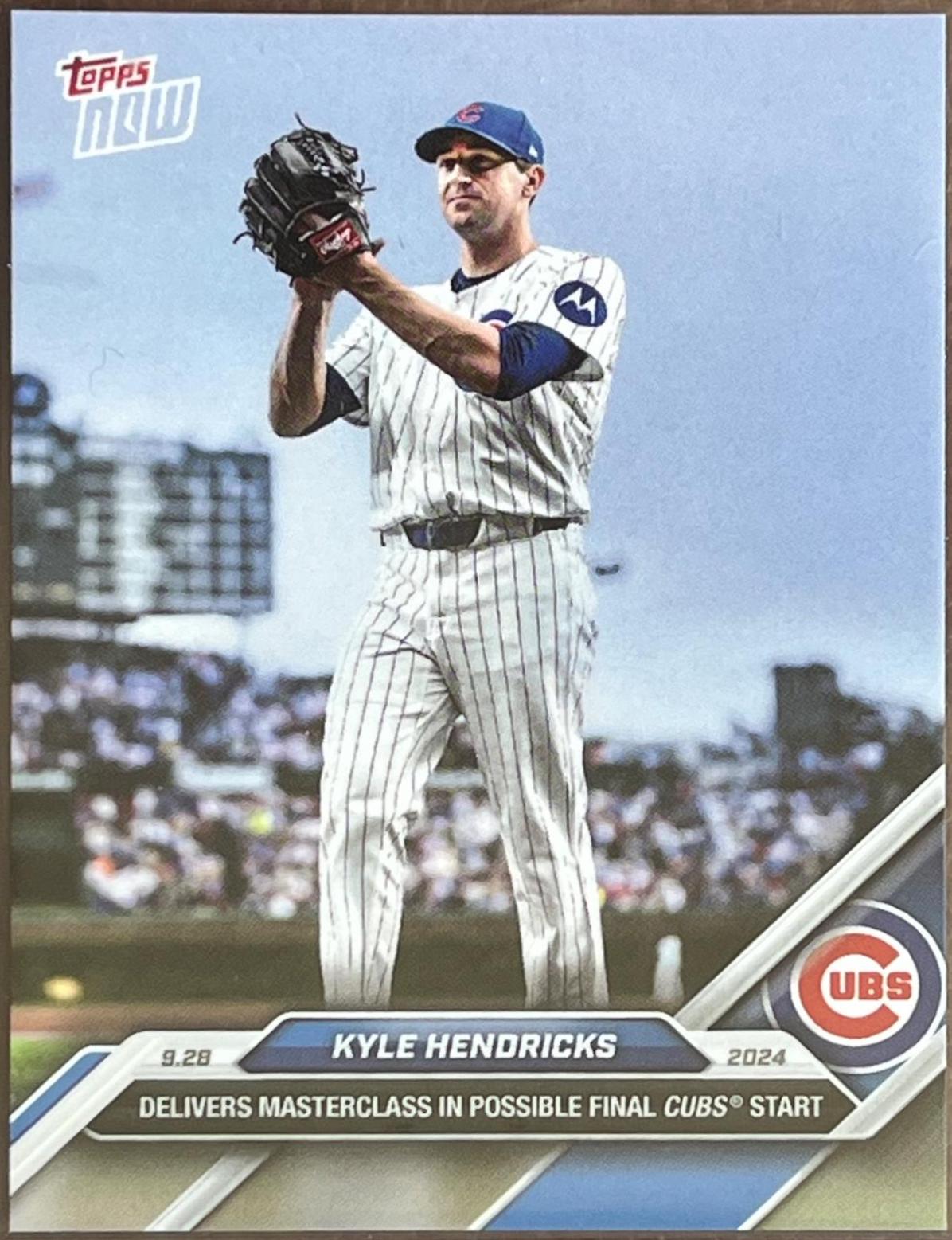 Kyle Hendricks #772 2024 Topps Now Baseball