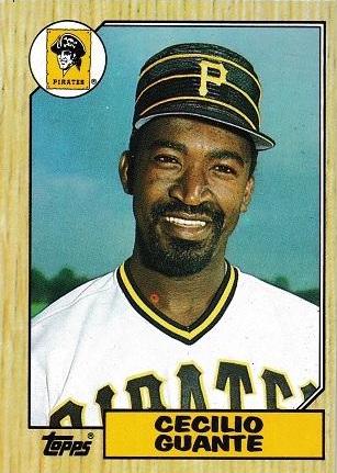 Cecillio Guante #219 Baseball Cards 1987 Topps