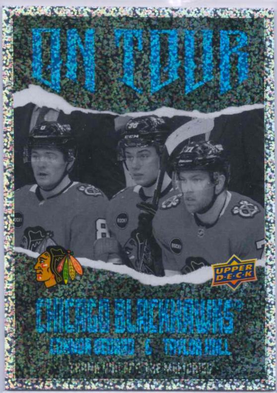 Connor Bedard / Taylor Hall #OT-30 Hockey Cards 2024 Upper Deck On Tour