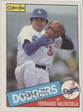 Fernando Valenzuela #357 1985 O-Pee-Chee Baseball
