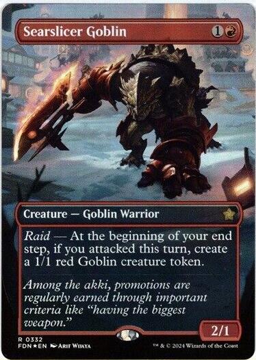 Searslicer Goblin [Foil] (Magic Foundations)