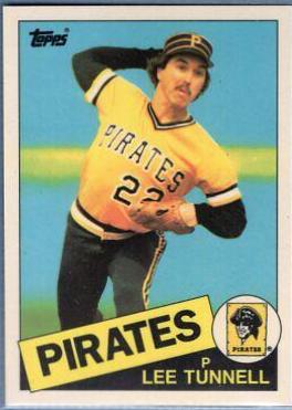 Lee Tunnell #21 Baseball Cards 1985 Topps Tiffany