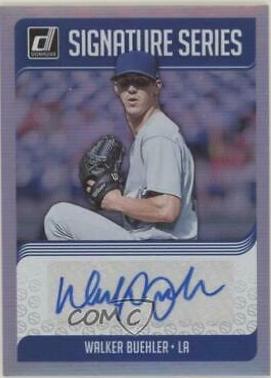 Walker Buehler #SS-WB 2018 Panini Donruss Signature Series Baseball