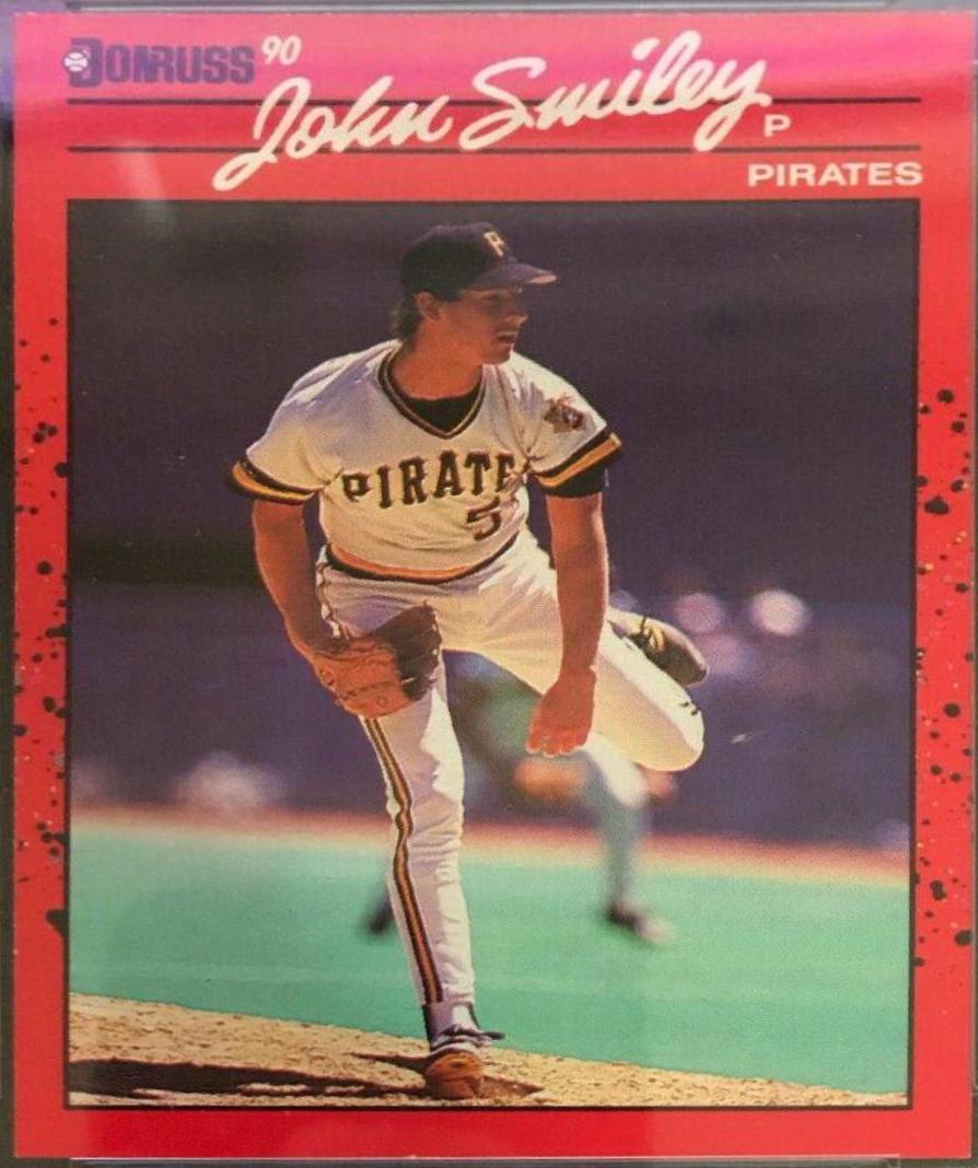 John Smiley #54 Baseball Cards 1990 Donruss Aqueous Test