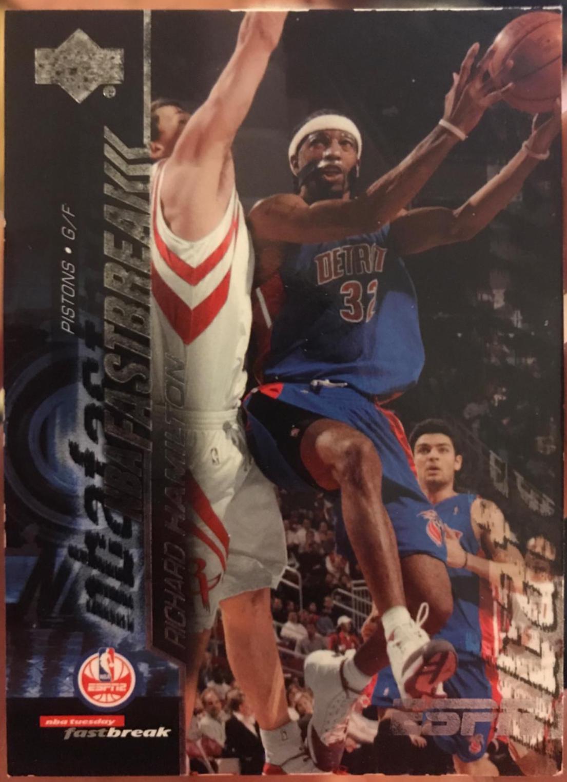Richard Hamilton #FB7 Basketball Cards 2005 Upper Deck ESPN NBA Fast Break