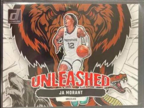 Ja Morant #6 Basketball Cards 2023 Panini Donruss Unleashed