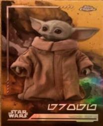 2024 Grogu [Gold Refractor Aurebesh Variation] #AV-22