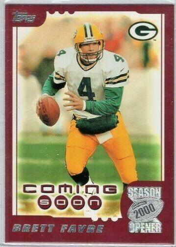 Brett Favre #189 2000 Topps Season Opener Football