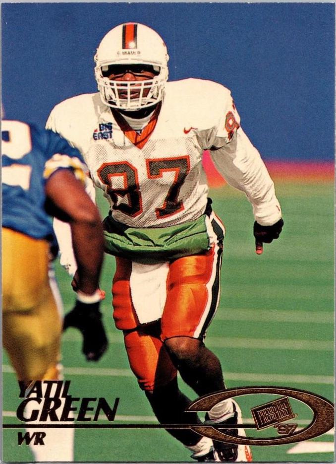 Yatil Green #13 1997 Press Pass Football