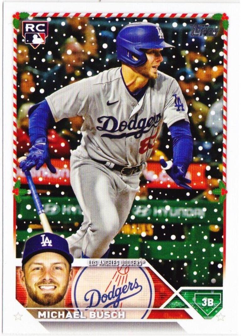 Michael Busch #H130 Baseball Cards 2023 Topps Holiday