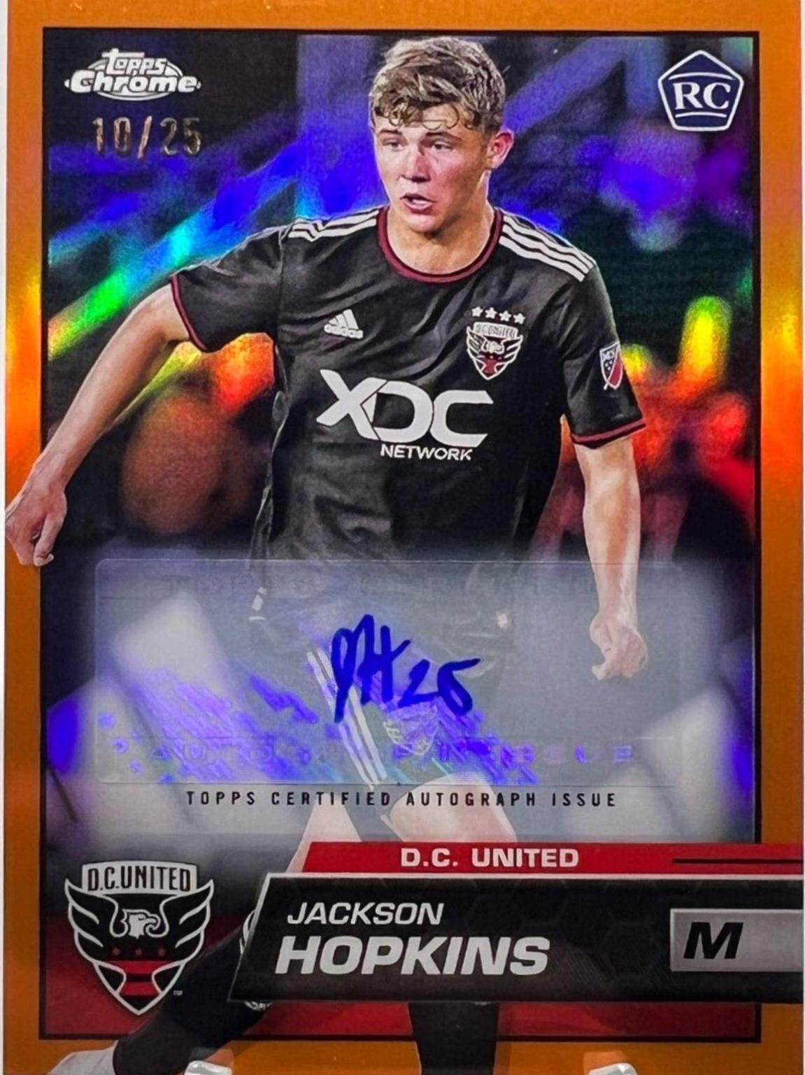 Jackson Hopkins [Autograph Orange] #14