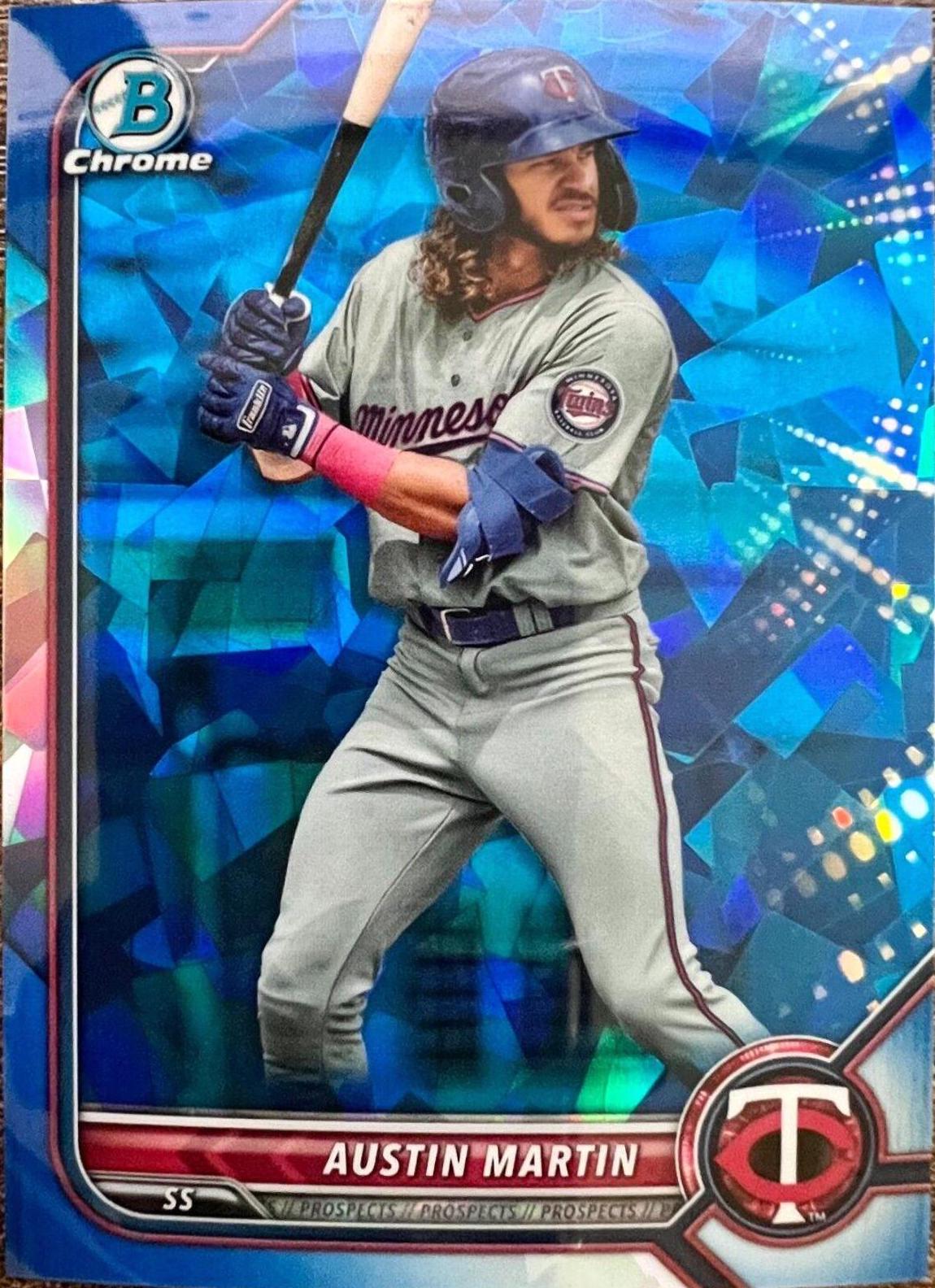 Austin Martin #BCP-139 2022 Bowman Chrome Prospects Sapphire Baseball