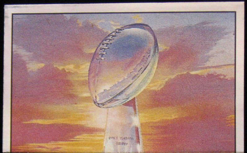 Super Bowl XXIII Program #2 Football Cards 1989 Panini Sticker