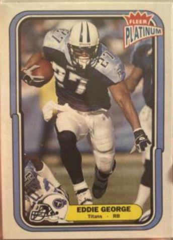 Eddie George #10 Football Cards 2004 Fleer Platinum