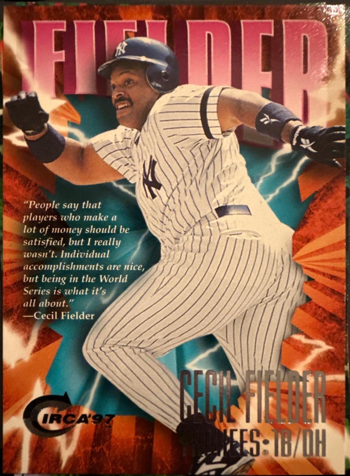 Cecil Fielder #243 1997 Circa Baseball