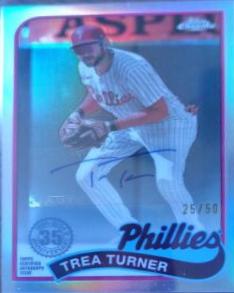 Trea Turner [Orange Refractor] #89CA-TT
