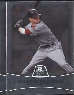 Dustin Pedroia #9 Baseball Cards 2010 Bowman Platinum