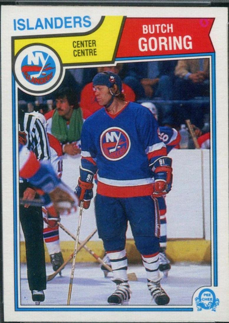 Butch Goring #7 Hockey Cards 1983 O-Pee-Chee