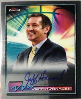 Jeff Hornacek #FA-JH Basketball Cards 2021 Topps Finest Autographs