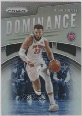 Blake Griffin Silver Prizm #4 Basketball Cards 2019 Panini Prizm Dominance