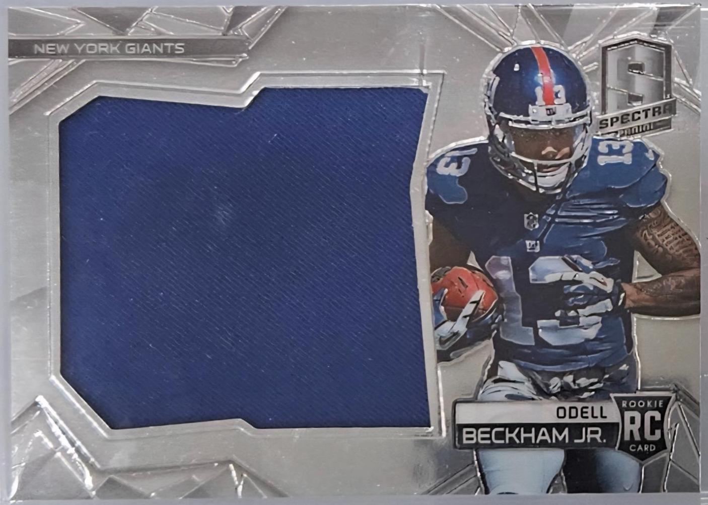 Odell Beckham Jr #RJJ-OB 2014 Panini Spectra Rookie Jumbo Jersey Football