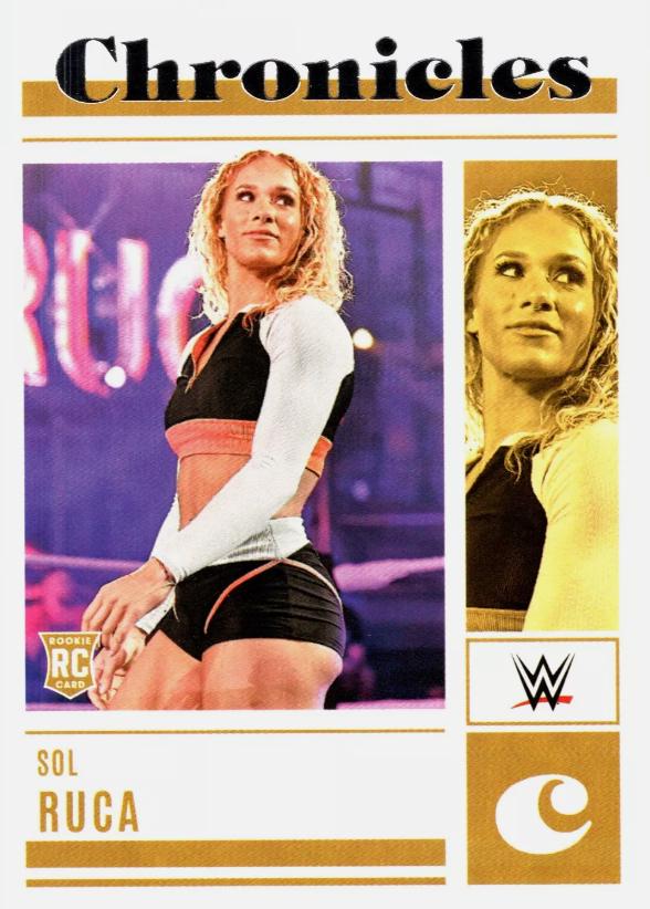 Sol Ruca #50 Wrestling Cards 2023 Panini Chronicles WWE
