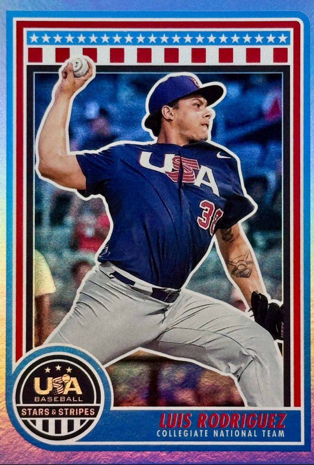 Luis Rodriguez #24 2025 Panini Stars & Stripes Baseball