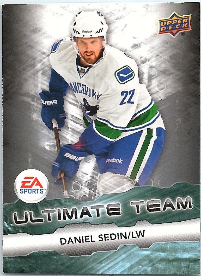 Daniel Sedin #EA3 Hockey Cards 2011 Upper Deck EA Ultimate Team