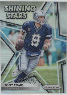 Tony Romo #3 Football Cards 2016 Panini Prizm Shining Stars