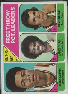 ABA FT Pct. Leaders: Calvin, Silas, Robisch