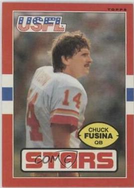 Chuck Fusina #15 Football Cards 1985 Topps USFL