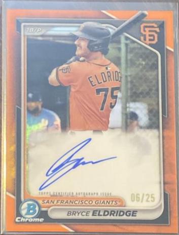 Bryce Eldridge [Orange Refractor] #CPA-BE