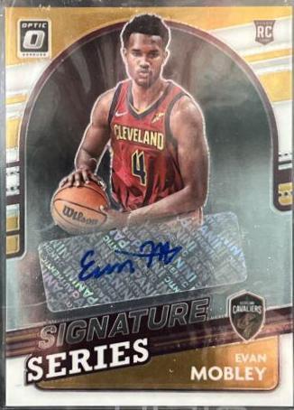 Evan Mobley #SS-EMB Basketball Cards 2021 Panini Donruss Optic Signature Series