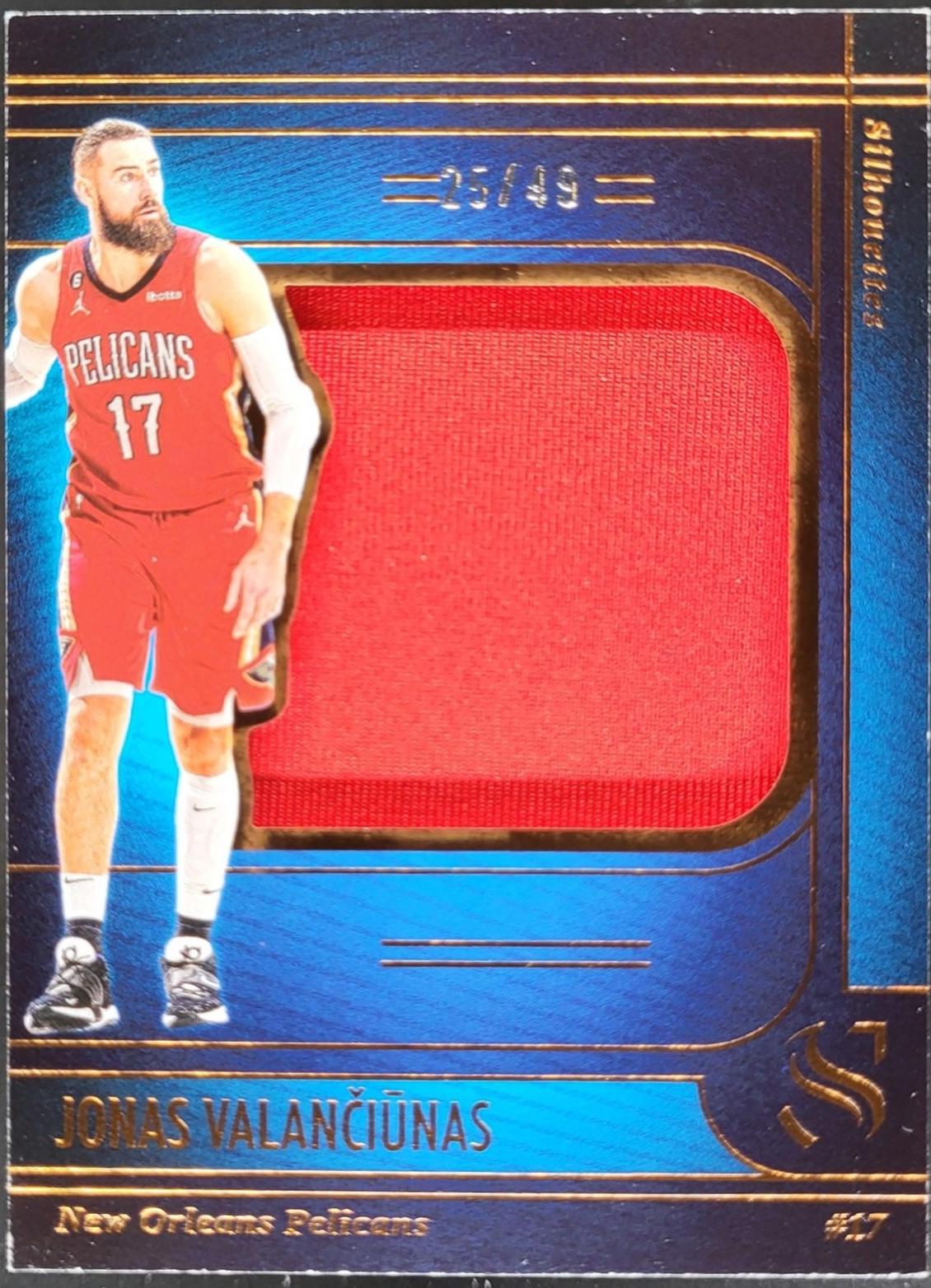 Jonas Valanciunas #62 2024 Panini Silhouette Silhouettes Basketball