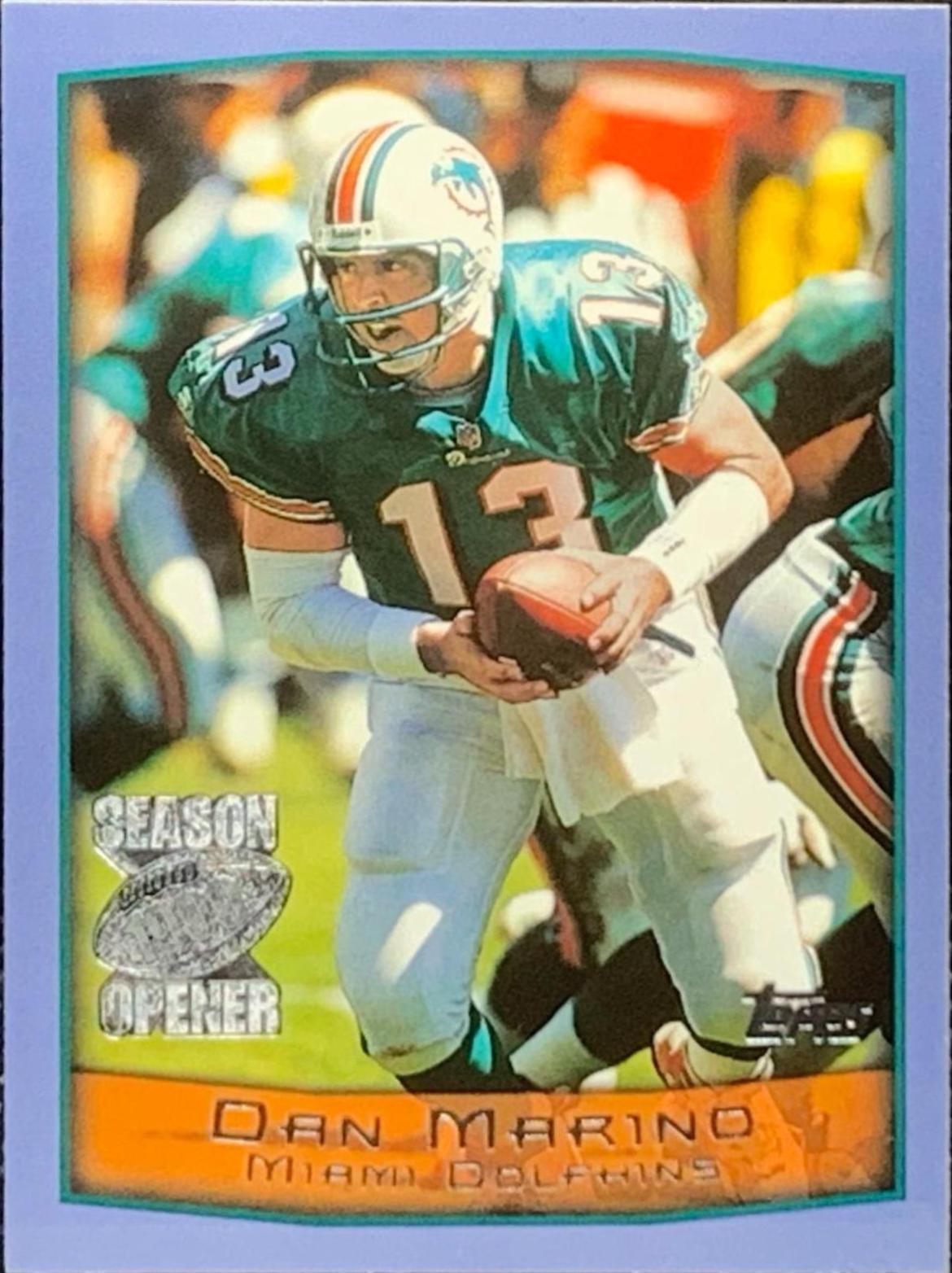 Dan Marino #20 Football Cards 1999 Topps Season Opener