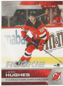 Jack Hughes #171 Hockey Cards 2019 Topps Now NHL Stickers
