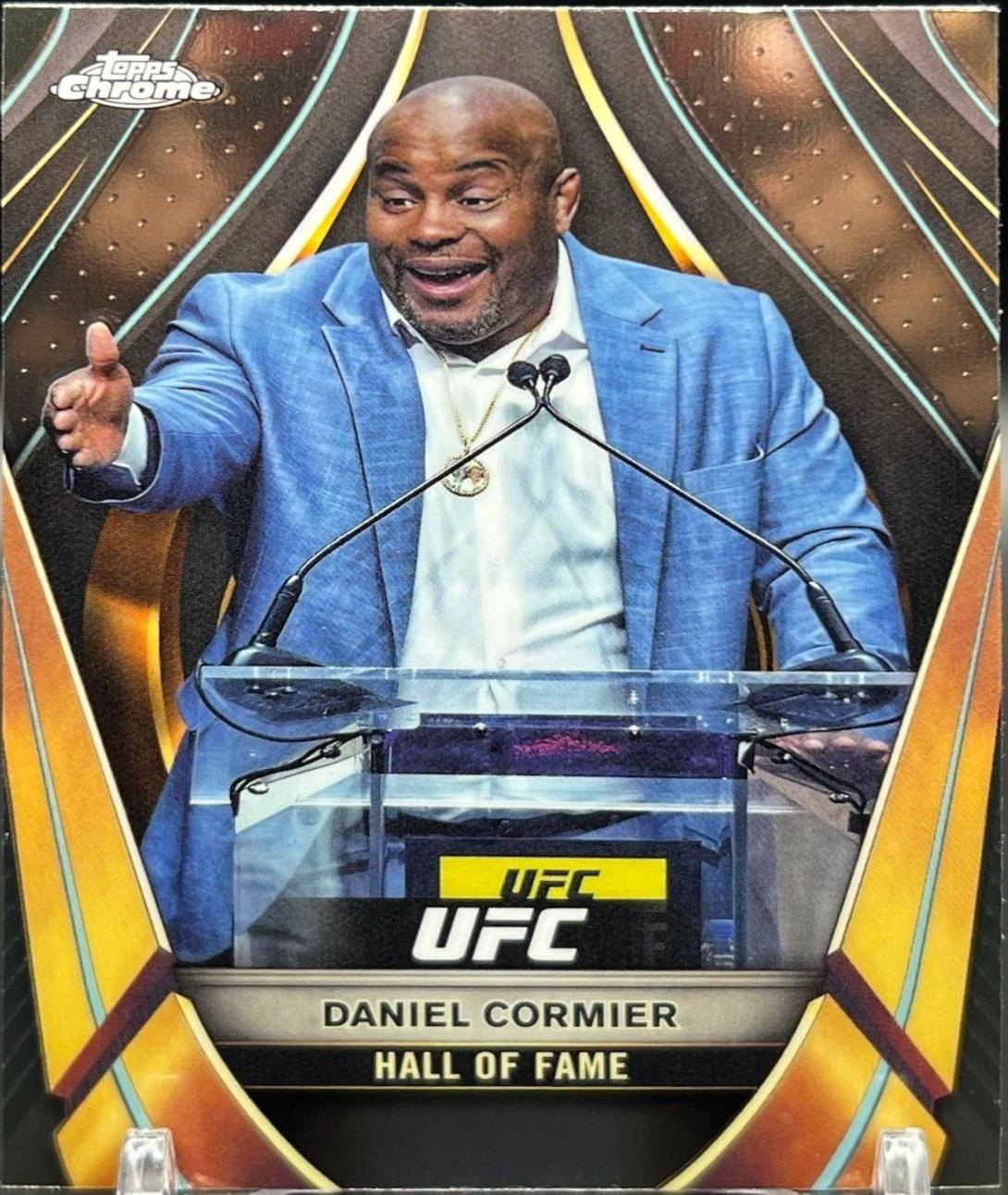 Daniel Cormier #EMB-1 Ufc Cards 2024 Topps Chrome UFC Embedded