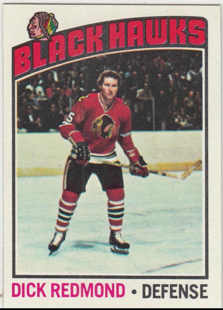 Dick Redmond #12 Hockey Cards 1976 Topps