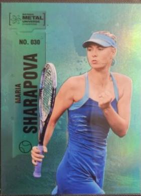 Maria Sharapova #30 2022 Skybox Metal Universe Champions Basketball
