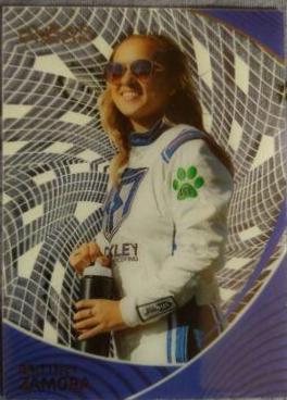 Brittney Zamora #7 Racing Cards 2022 Panini Chronicles Nascar Clear Vision