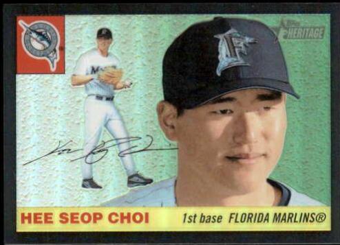 Hee Seop Choi #21 Baseball Cards 2004 Topps Heritage Chrome