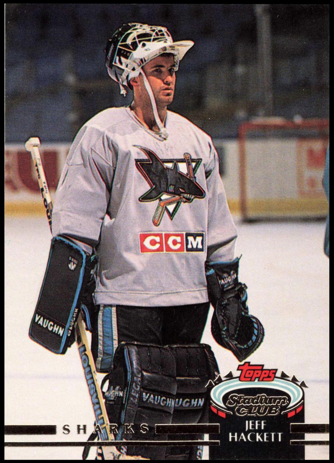 Jeff Hackett #108 Hockey Cards 1992 Stadium Club