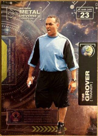 Tim Grover #23 Basketball Cards 2021 Skybox Metal Universe Champions