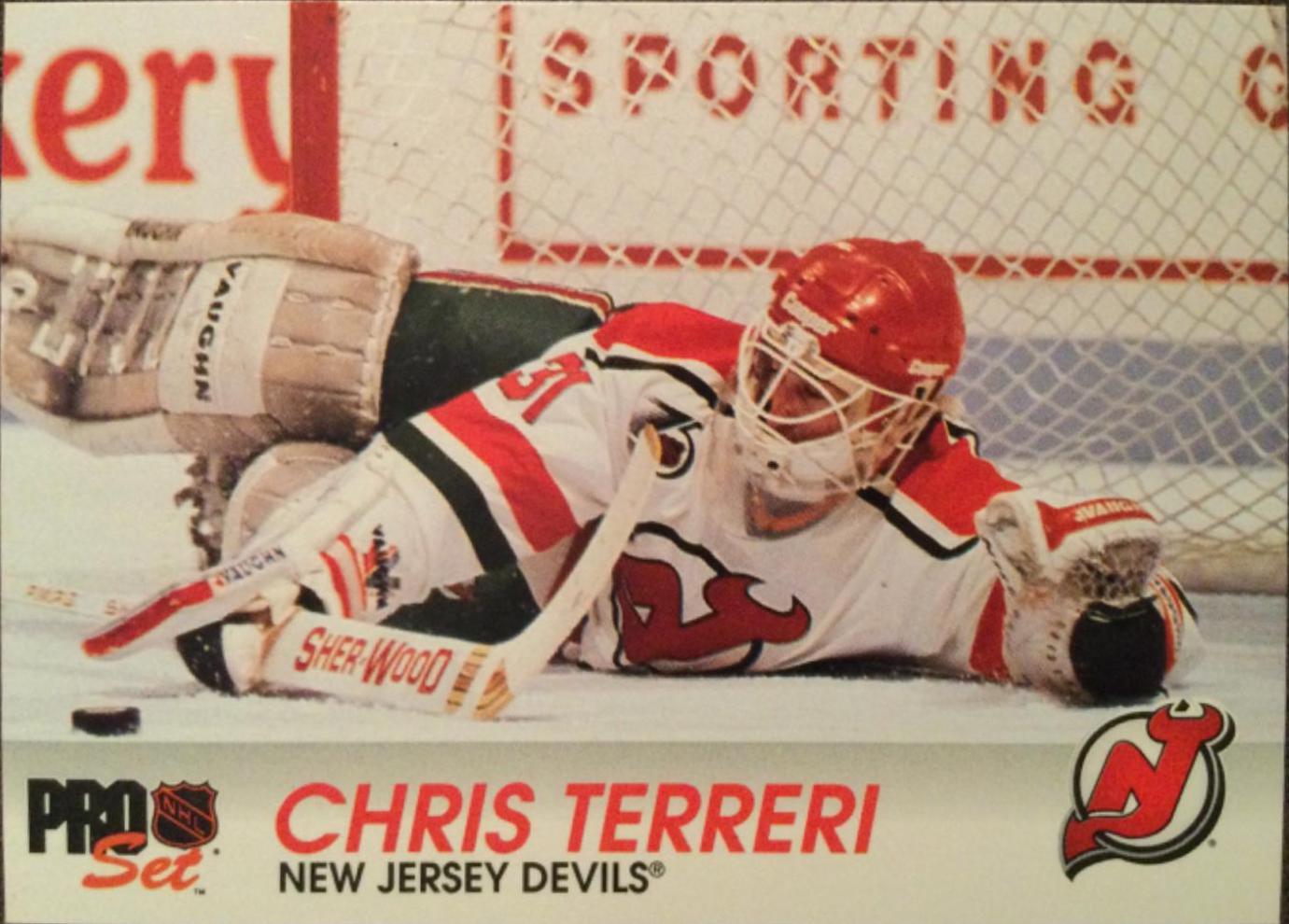 Chris Terreri #97 Hockey Cards 1992 Pro Set