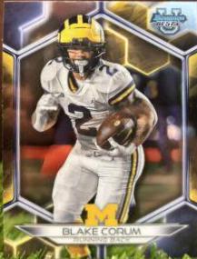 Blake Corum #28 Football Cards 2023 Bowman's Best University