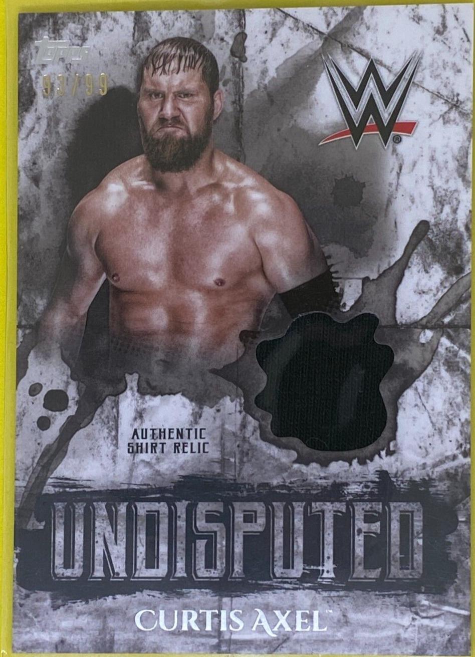 Curtis Axel #UR-AX Wrestling Cards 2018 Topps WWE Undisputed Relics