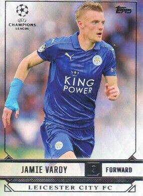 Jamie Vardy #112 Soccer Cards 2016 Topps UEFA Champions League Showcase