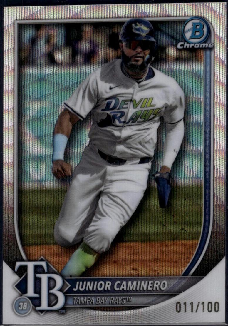 Junior Caminero [Wave Refractor] #80