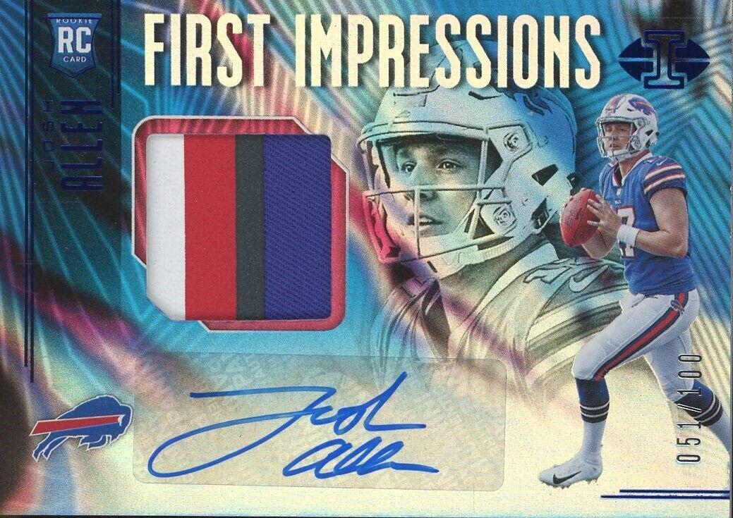 Josh Allen #119 2018 Panini Illusions Football